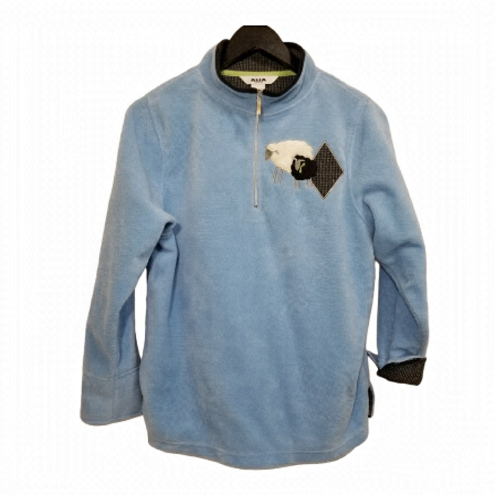 Alia Petite sheep Small fleece pullover